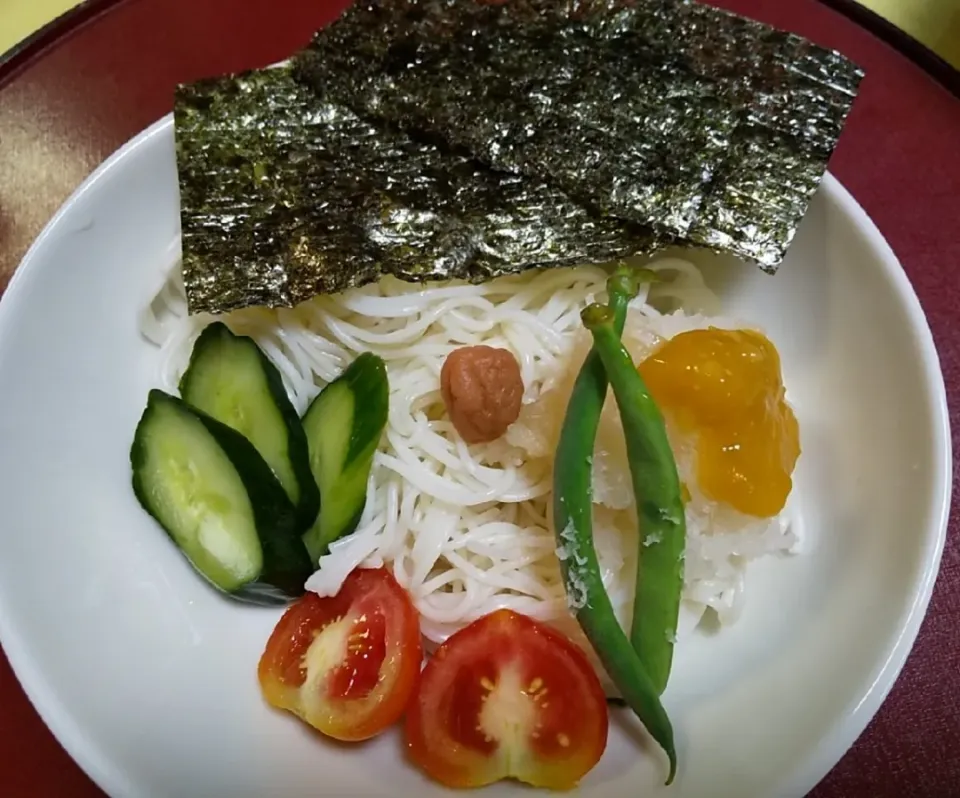 Snapdishの料理写真:夏野菜そうめん|由紀子さん