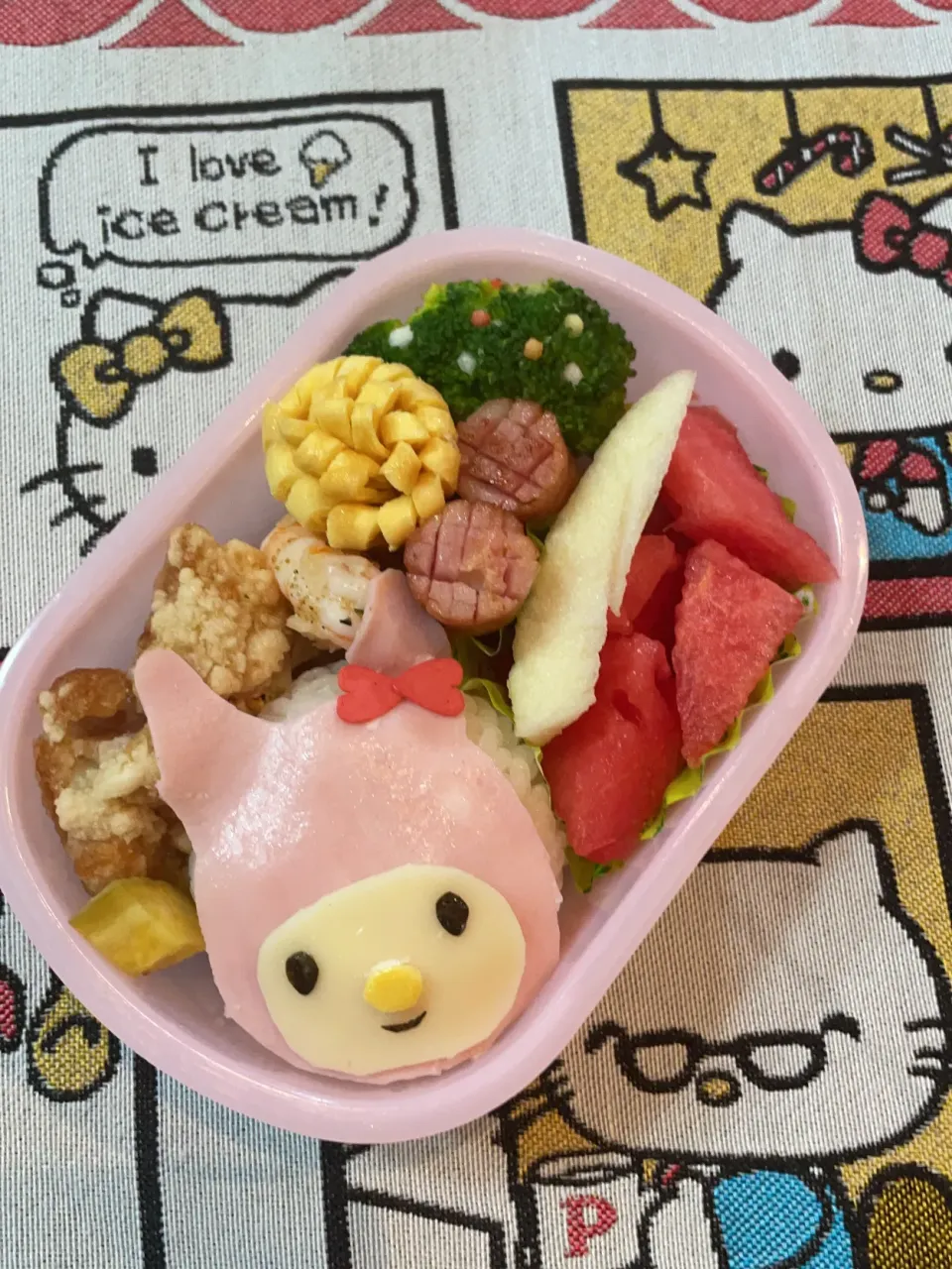 マイメロ幼稚園お弁当|リリさん