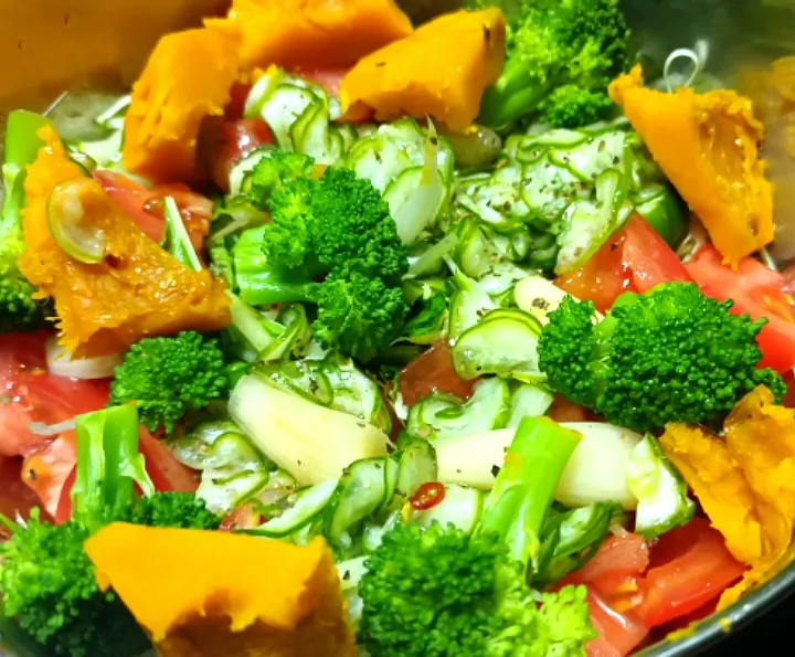 栗南瓜入りサラダ|お父ちゃんファミリーさん