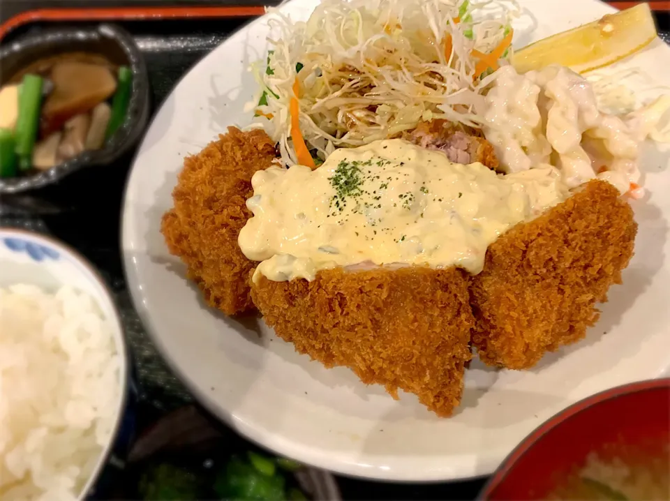 日替わり定食　マグロのカツ|れりさん