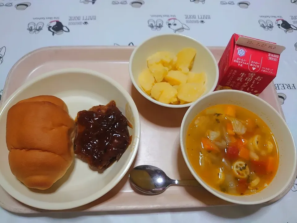 Snapdishの料理写真:今日の給食(7/15)|えっちゃんさん