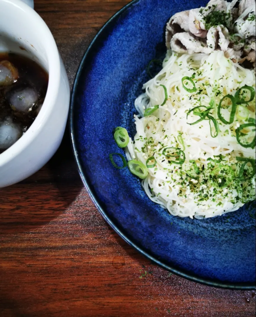 Snapdishの料理写真:自家製麺つゆ👌グ〜です😀|ペンギンさん