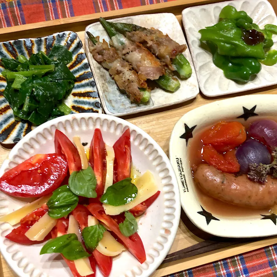 Snapdishの料理写真:畑の野菜たちで節約料理|Mi-Taさん