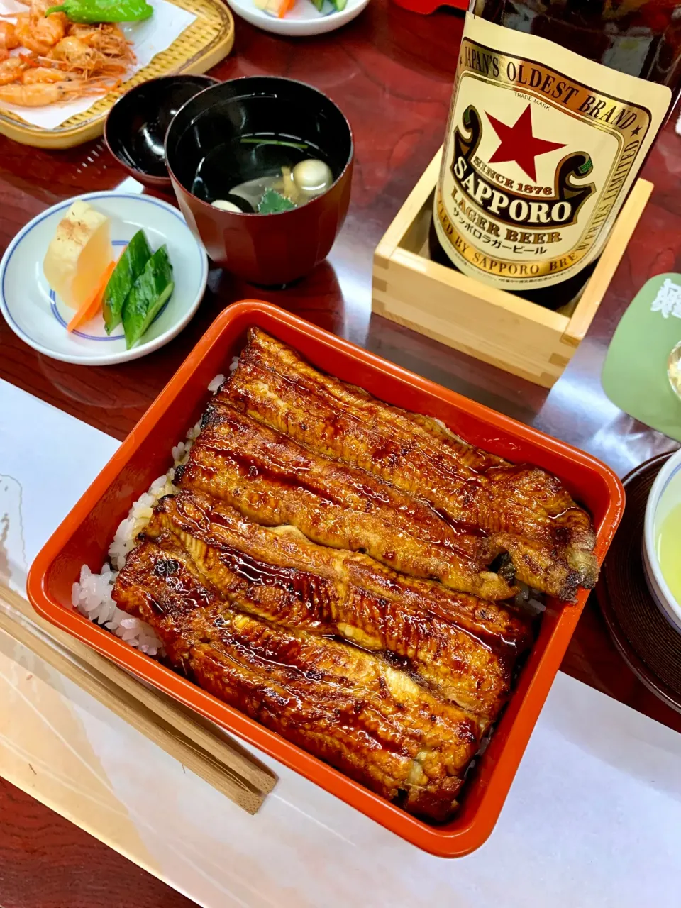 Snapdishの料理写真:Unajyu (unagi rice box), taken in Japan long time ago|gonbenさん