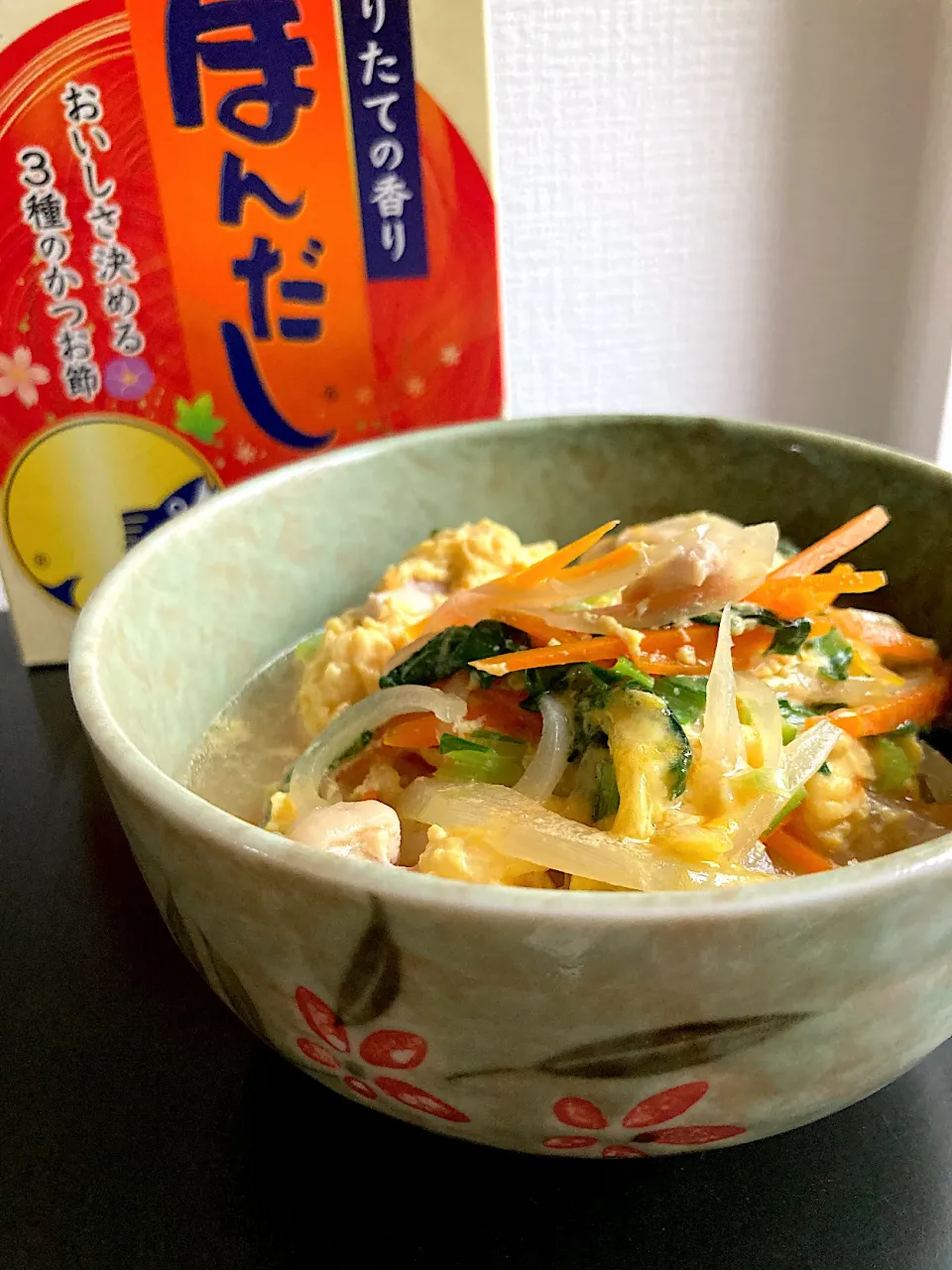 ＊お出汁の効いた彩り野菜の親子丼＊|＊抹茶＊さん