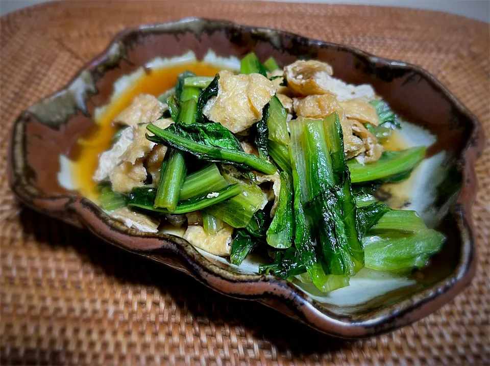 青菜と油揚げ煮|Noriyuki Saitoさん