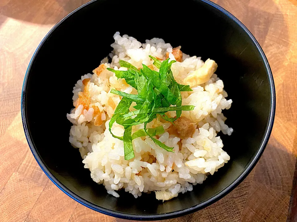 梅干しと生姜の炊き込みご飯|三浦半島住まいさん