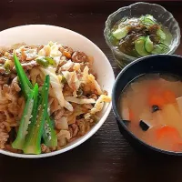 Snapdishの料理写真:勝ち飯スタミナ丼|ひなちゃんさん