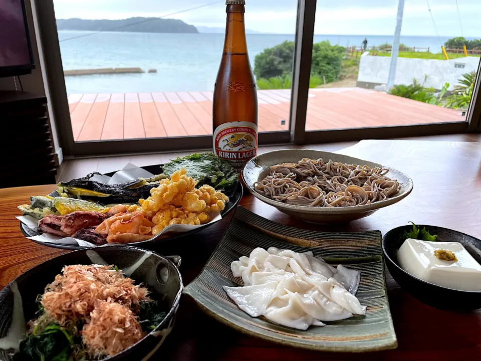 2022.7.17 天ぷら&蕎麦ランチ🍻🍻🍻|ゆみずさん