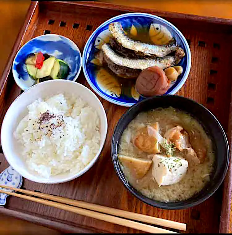 鰯の梅煮で朝ごはん|Kさん