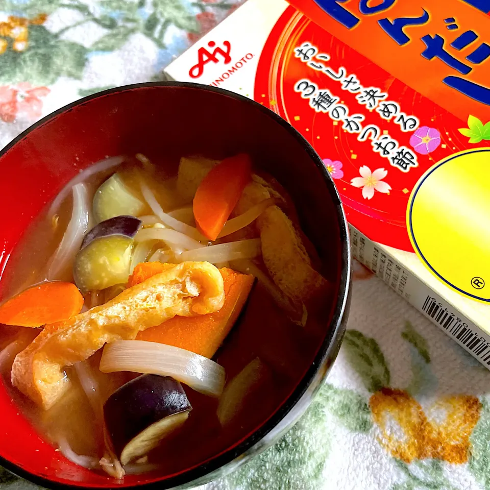 夏野菜の味噌汁|つるひめさん