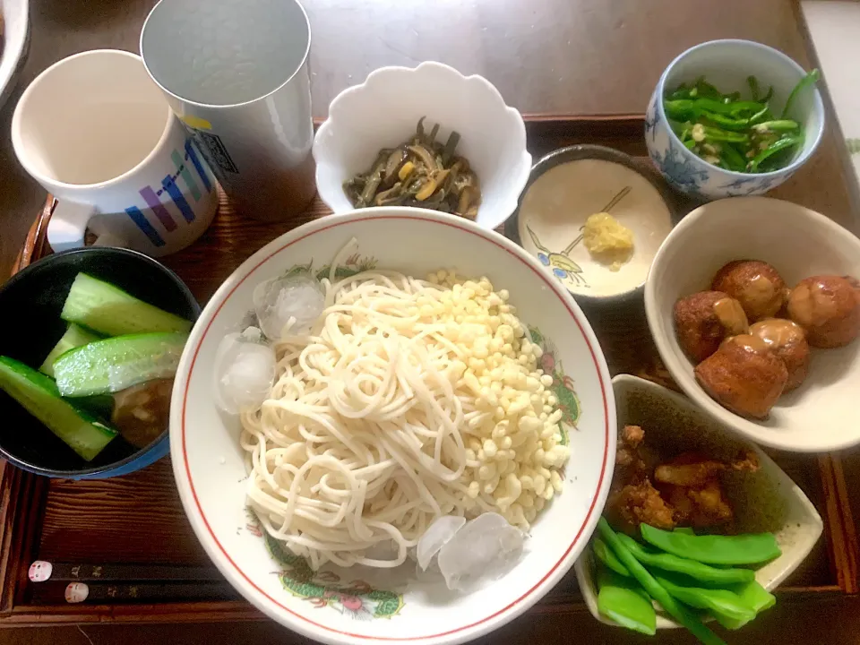 夏野菜とうどん|山口さんさん