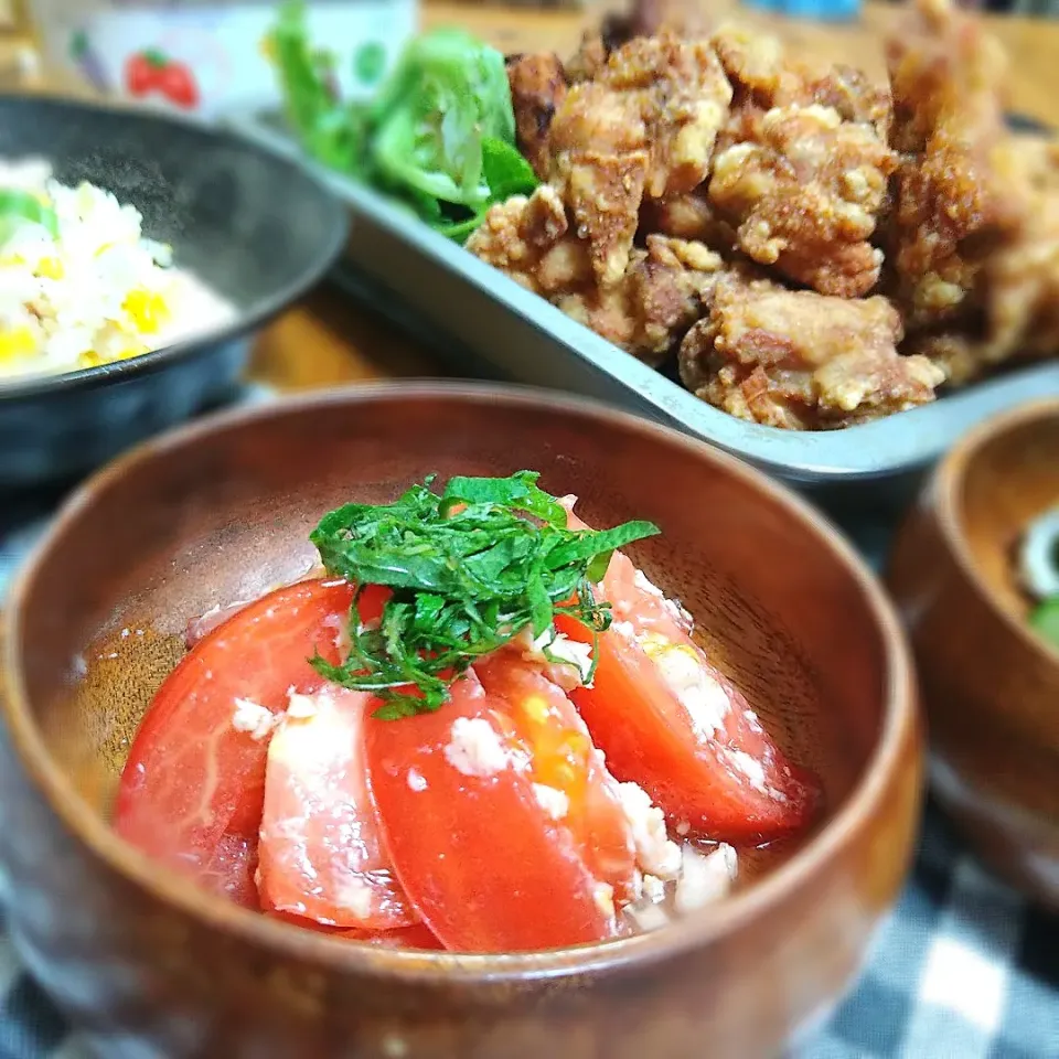 トマトとツナのサッと和え🍅|とまと🍅さん