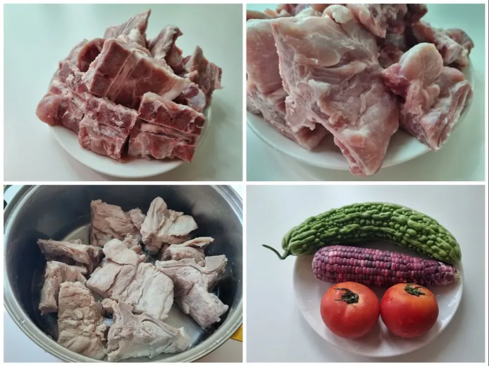 Snapdishの料理写真:苦瓜大骨汤 - pork bone soup with bitter gourd|steven z.y.さん