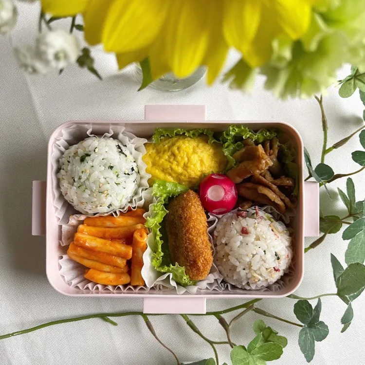 7/19❤︎娘の自宅おにぎり弁当🌱✨|Makinsさん