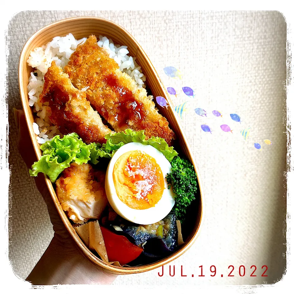 7/19 ☺︎ チキンカツ丼弁当✩.*˚|jon2さん