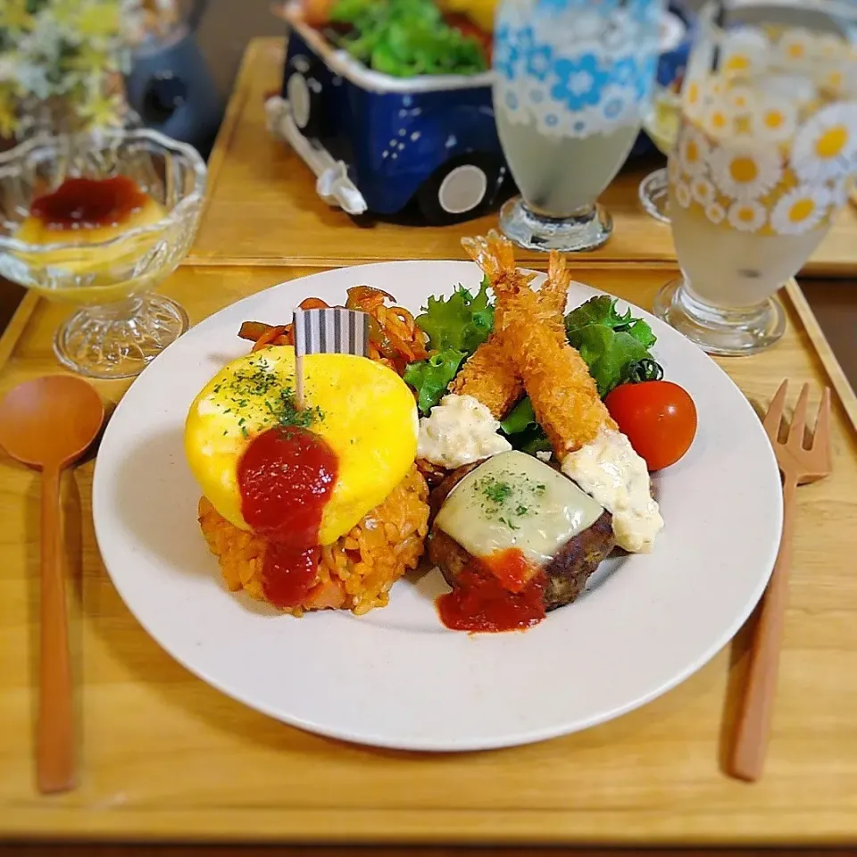 Snapdishの料理写真:大人様ランチ|こだしーさん