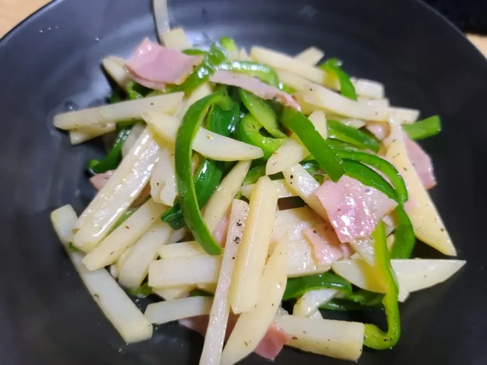 じゃがいものシャキシャキ炒め|なっつさん