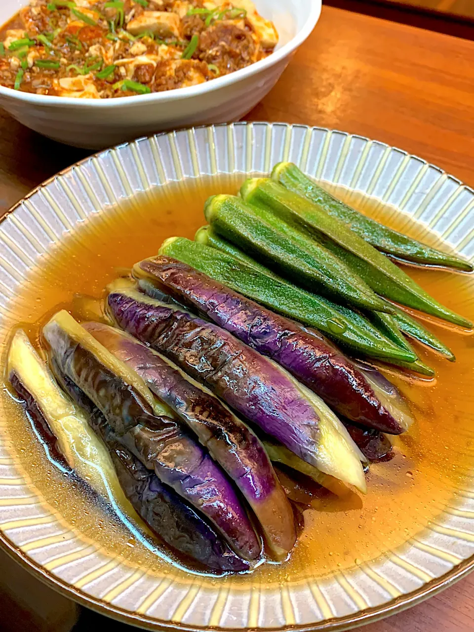 茄子とオクラの焼き浸し|Satomi Yamamotoさん