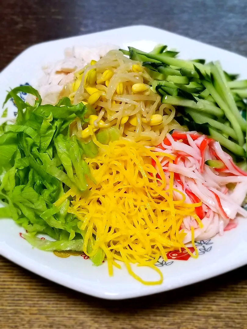 パパ作👨麺はどこだ⁉️冷やし中華|ぱんだのままんさん