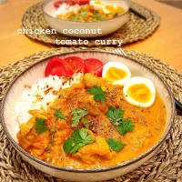 chicken coconut tomato curry🍛|NAO242508さん