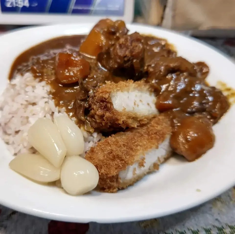 今夜はカツカレーにしました。|Katsuraさん