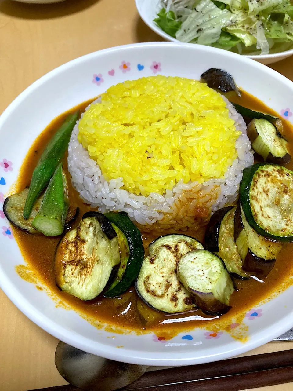 単身赴任中の男飯(夏野菜カレー)|おおもりの星さん