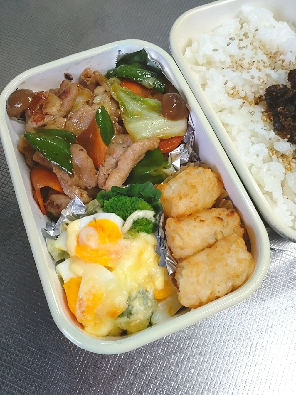 野菜炒め弁当|ぱんださん