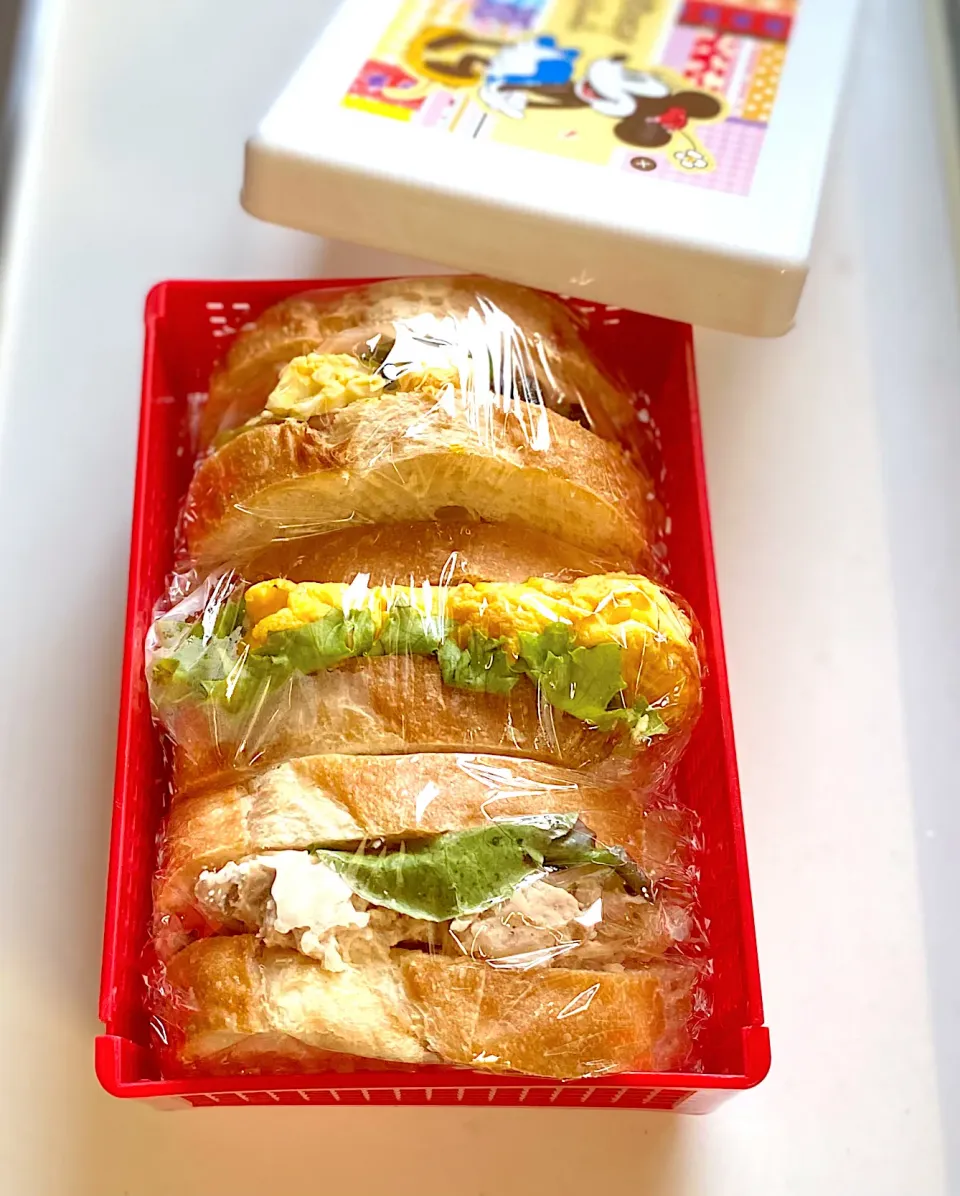 サンドイッチのお弁当|かっちゃん杉さん