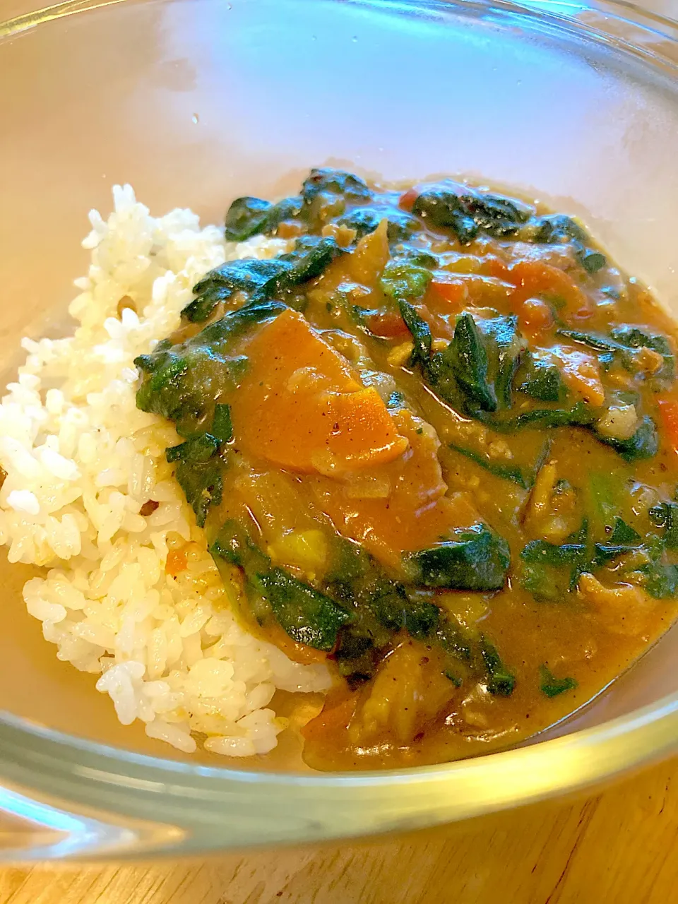 ほうれん草カレー🍛|さくたえさん