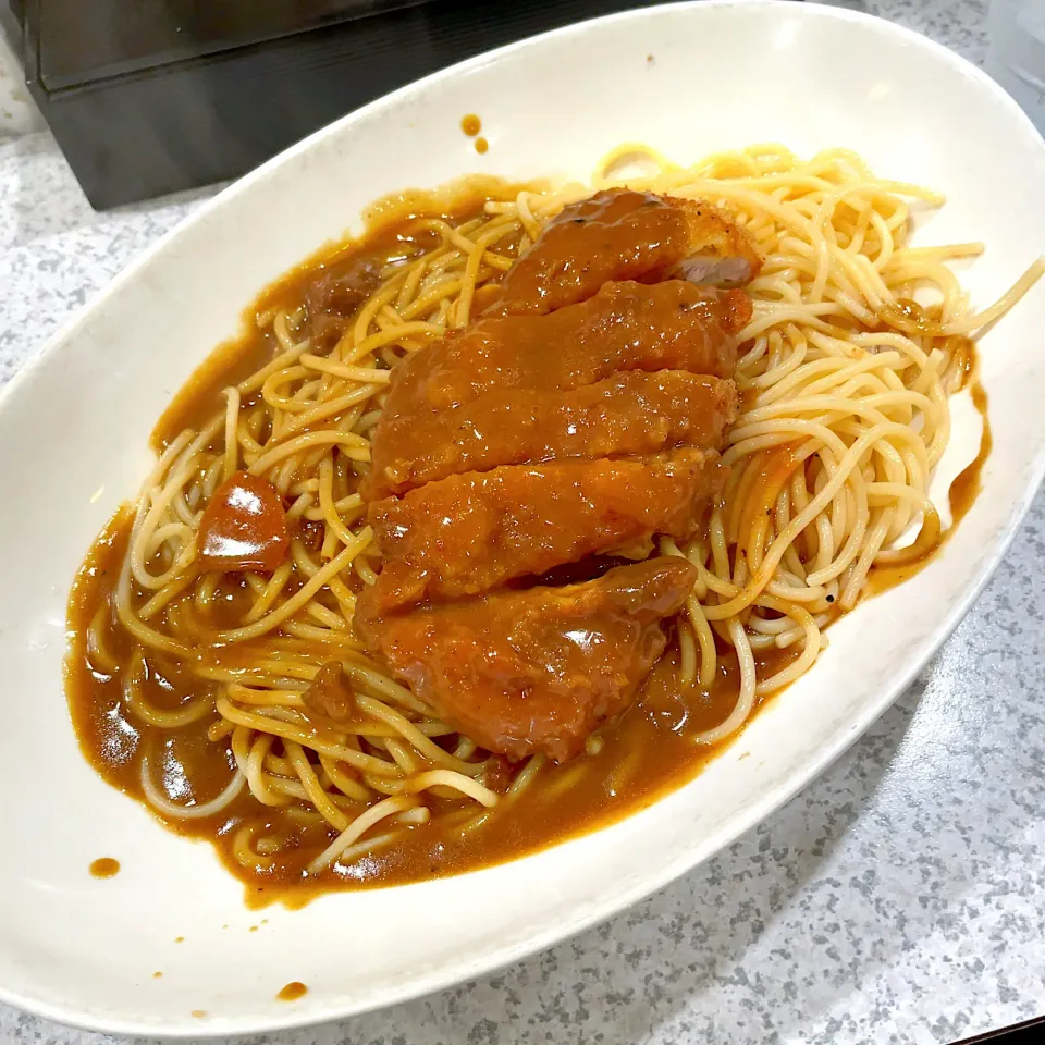 カツカレースパゲッティ|T. Wonderさん