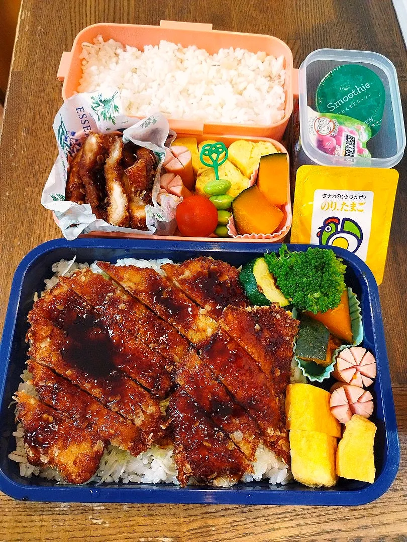 Snapdishの料理写真:小学二年生便利＆旦那弁当|ゆきこさん