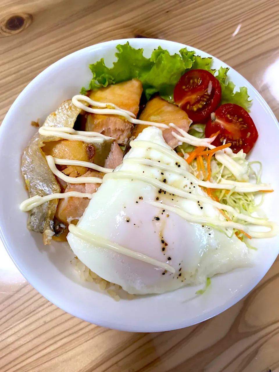 2022/07/20 焼き鮭丼|愛華さん