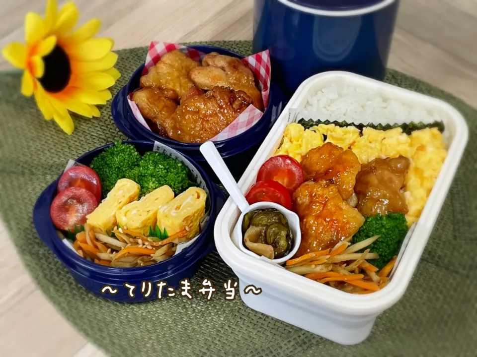 息子と旦那のお弁当|チムニーさん