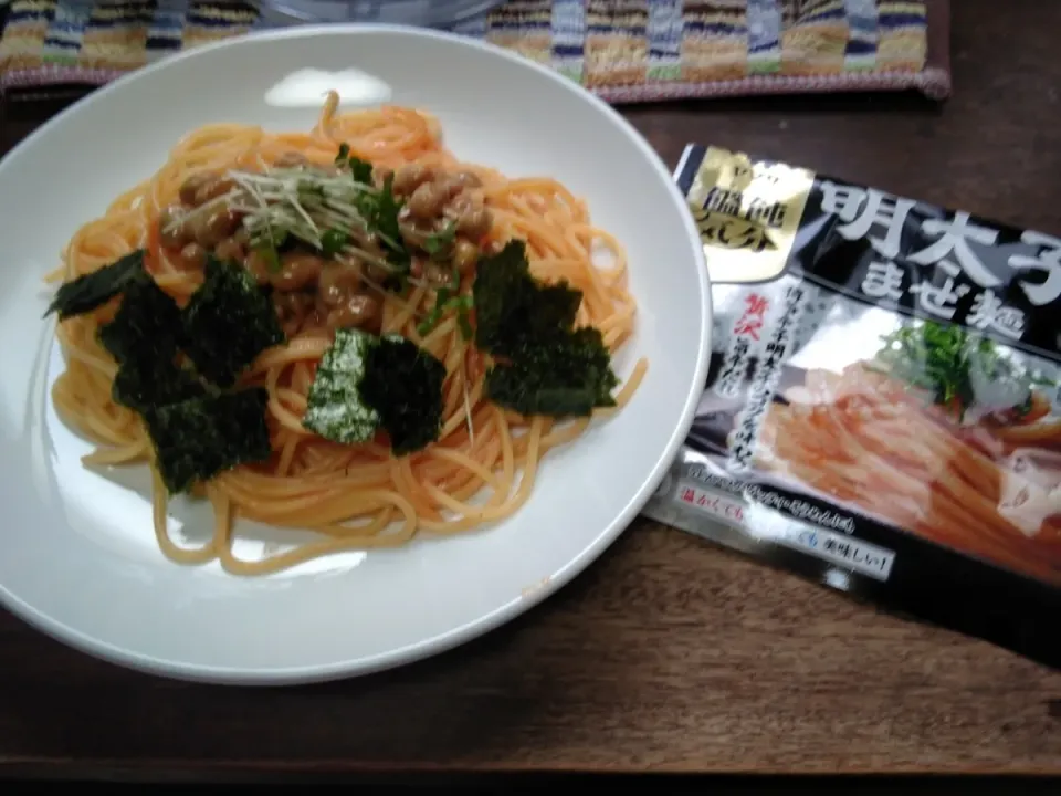 ヤマサ明太子まぜ麺を使ったパスタ🍝|にんにくと唐辛子が特に好き❤️(元シャリマー)さん