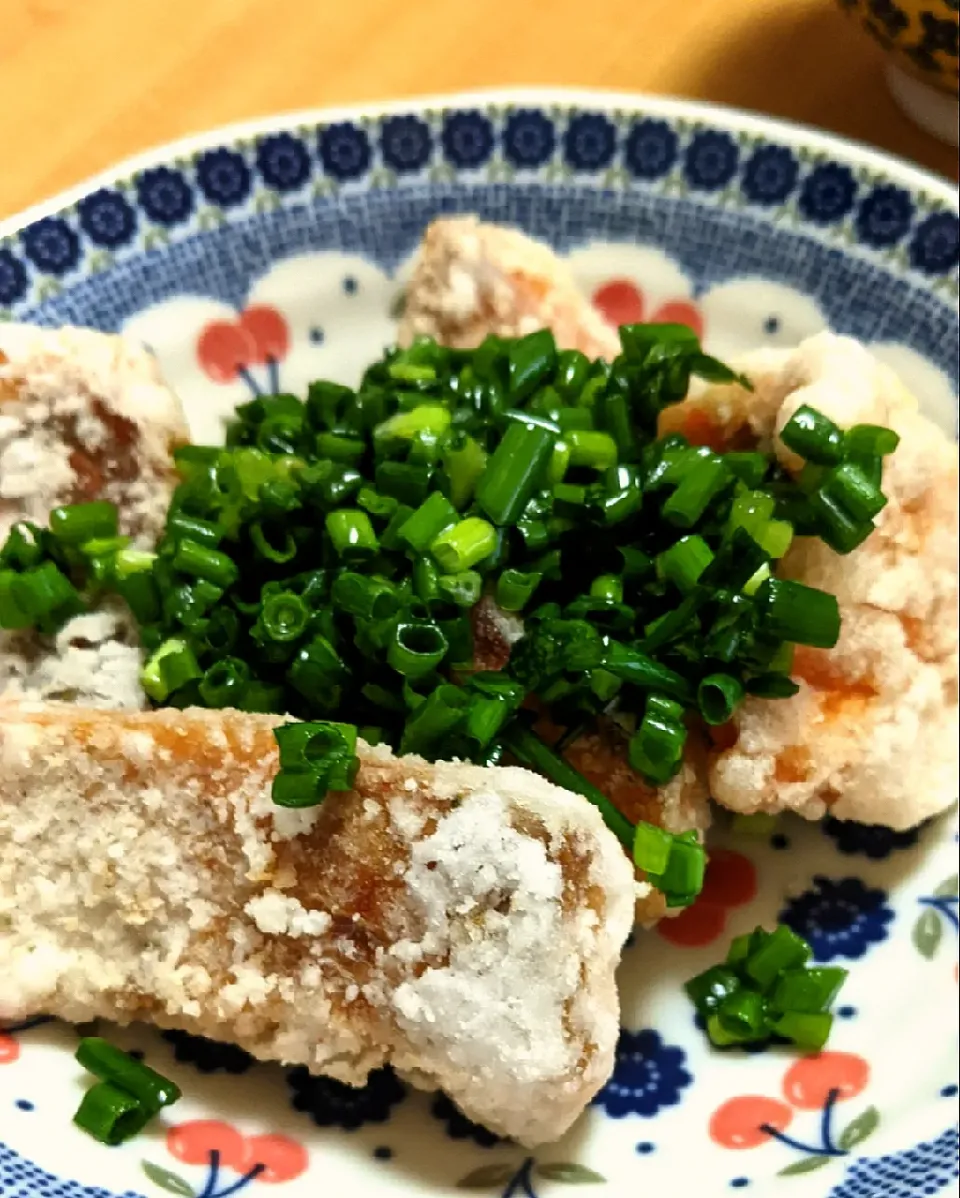 鮭の唐揚げ〜ねぎソースかけ〜|つほママさん