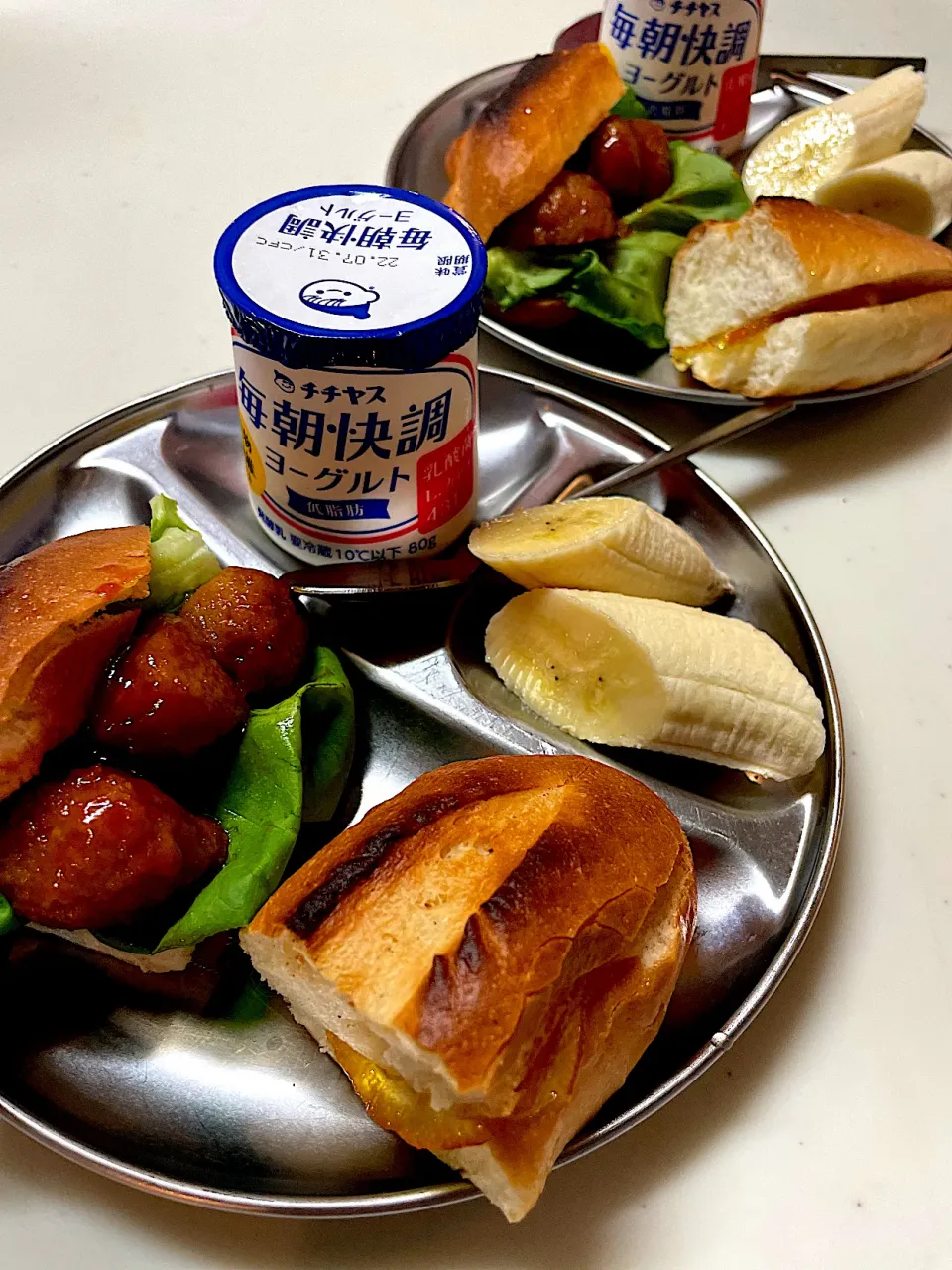 肉団子サンド、じゃばらジャムサンド|ＭＡＲＵＥ家の食卓さん
