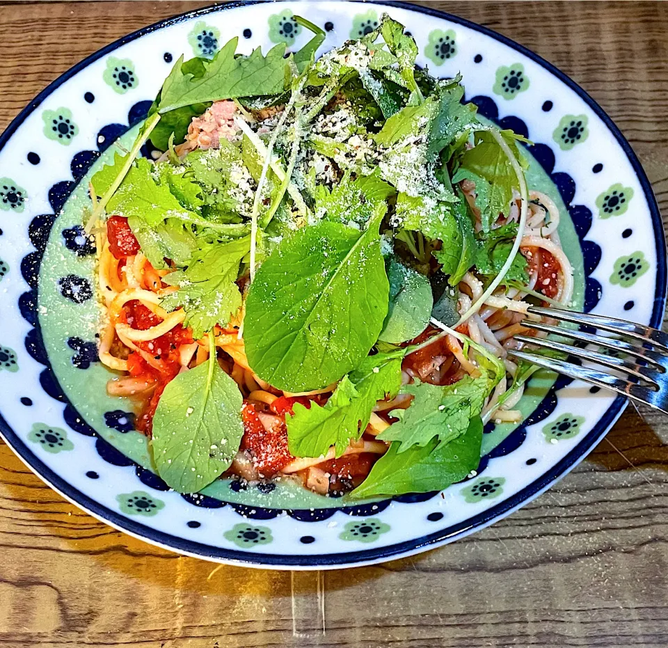 ツナとトマトの冷製パスタ|ゆきっちん(・8・)さん