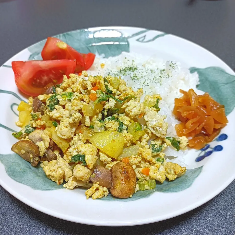 カレーパウダージャワカレー味でドライカレー|jun(・x・)さん