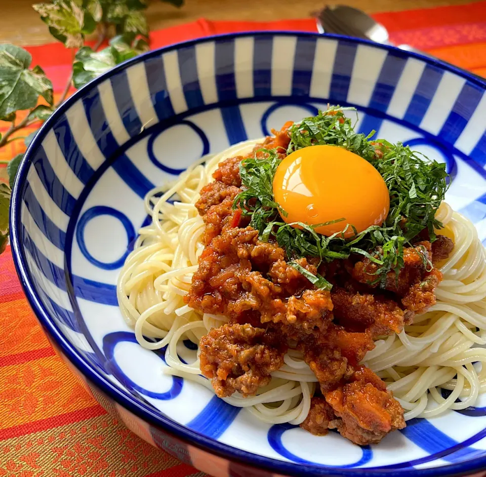 Snapdishの料理写真:🍝学生時代 通ったあのお店のミートパスタを再現🍝|Hollyさん