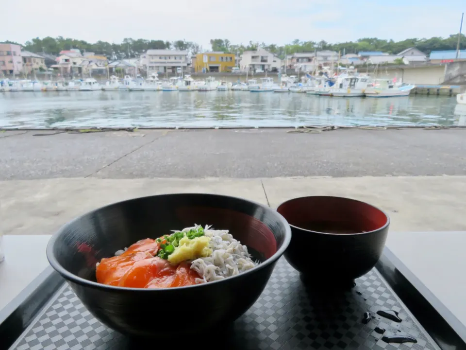 Snapdishの料理写真:田子の浦漁協食堂で益マス丼|Yasuo  Watanabeさん