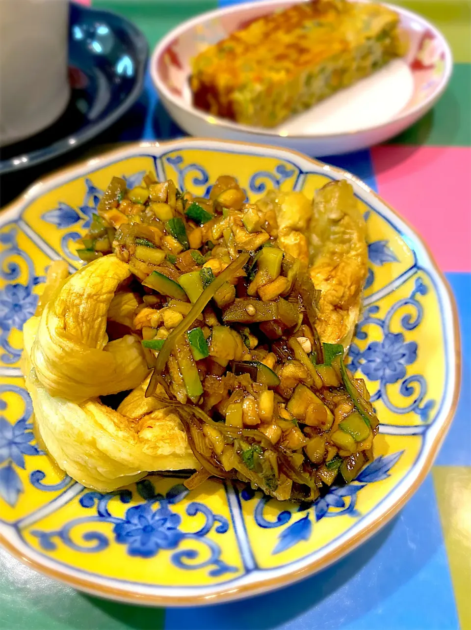 Snapdishの料理写真:山形のダシのせ焼き茄子|うさぎぱんさん