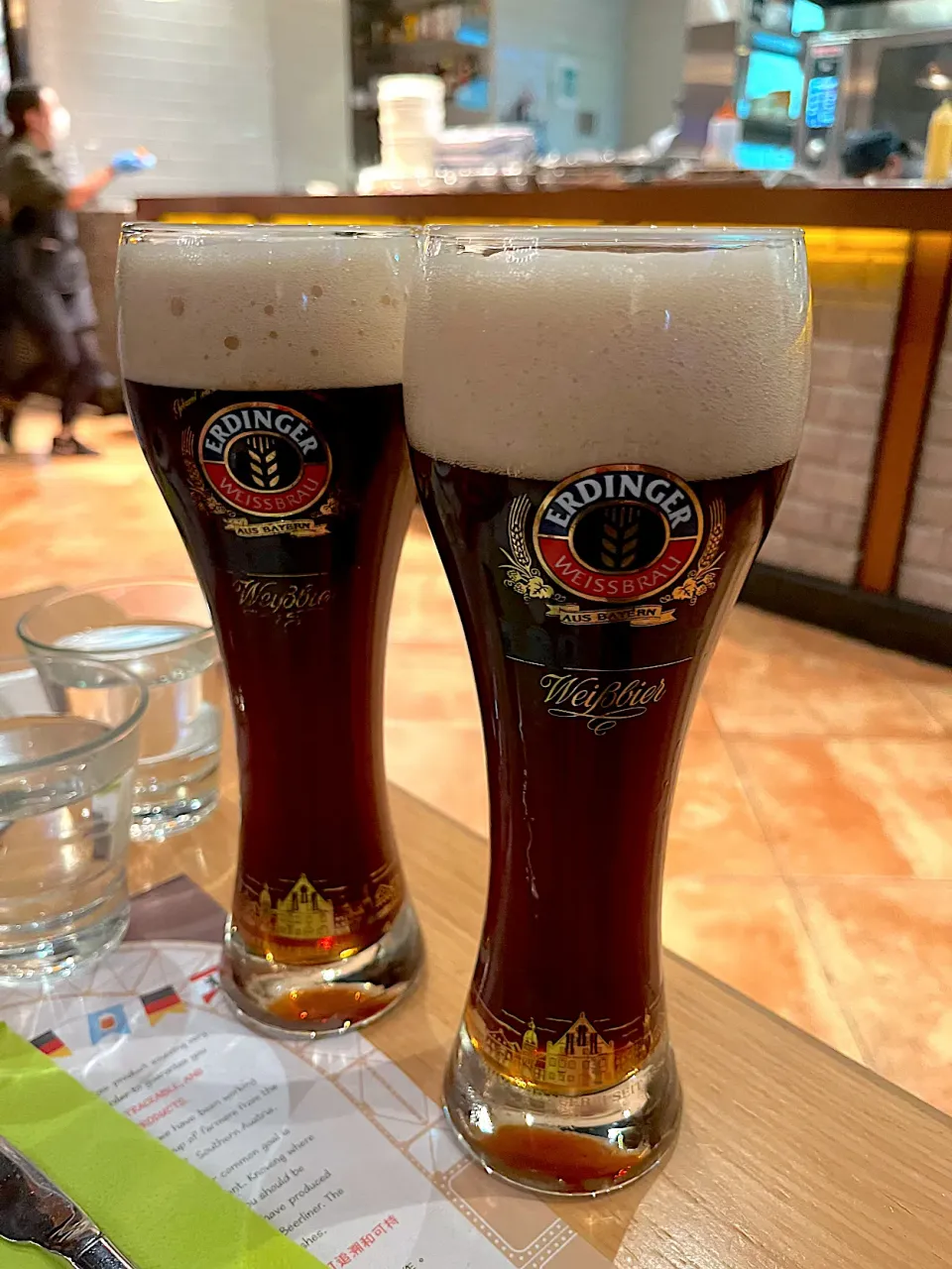 Snapdishの料理写真:Erdinger dunkel, German|skyblueさん