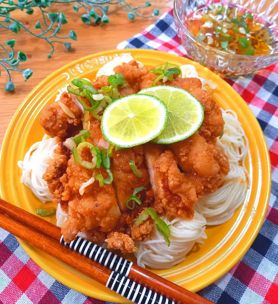 暑い夏にスタミナ素麺‼️|ナオミさん