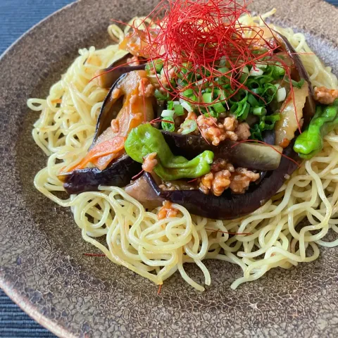 「「Cook Do®」麻婆茄子用」を使ってみたSnapdishの料理・レシピ写真:麻婆茄子焼きそば