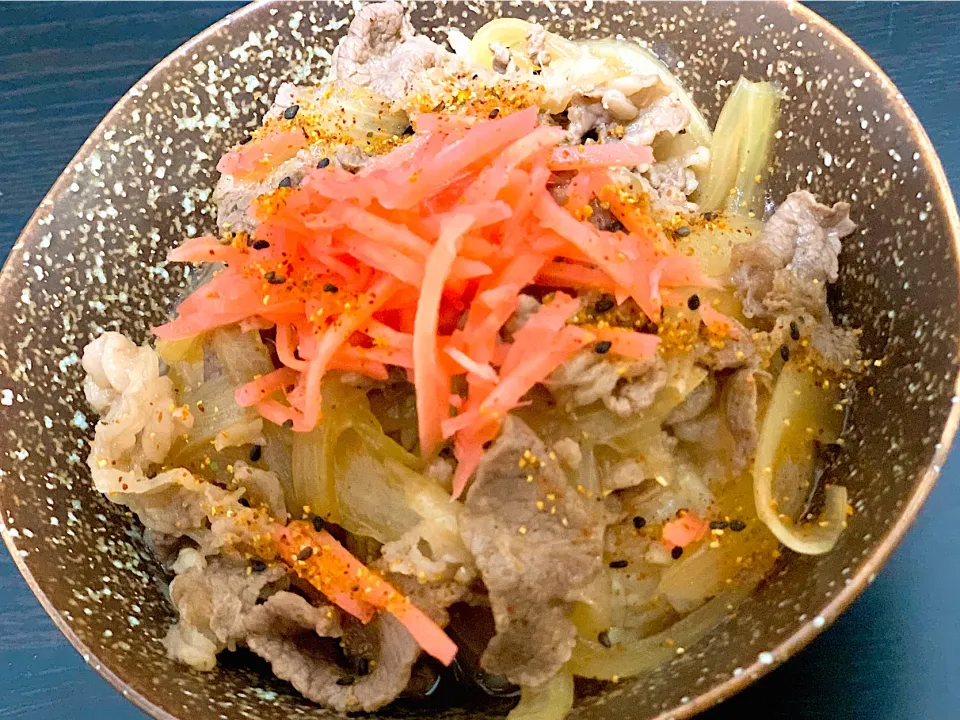 すき家風　牛丼|ふくすけ食堂さん