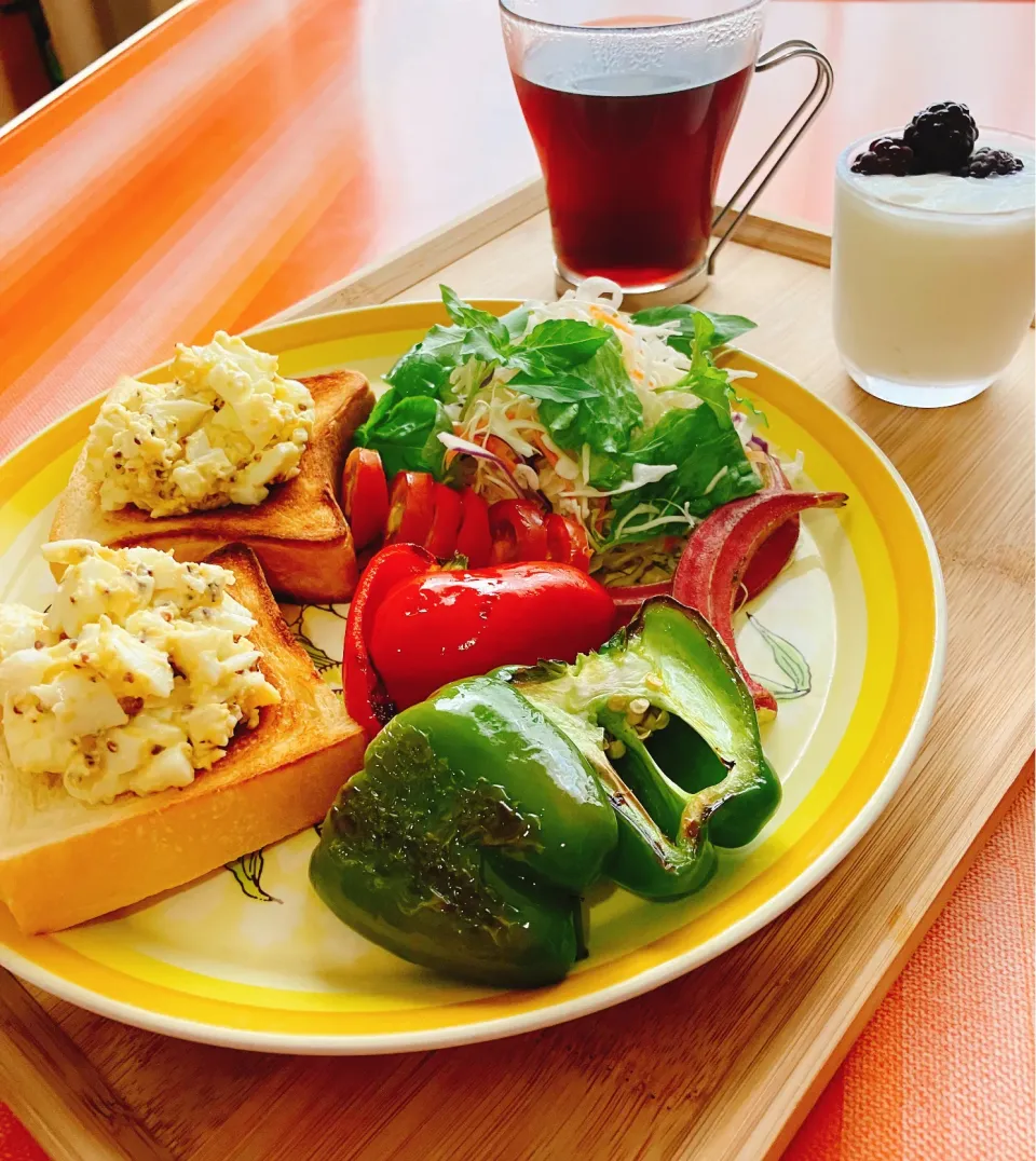 Snapdishの料理写真:🍀今日の朝ごはん🍀|ちゃんノンさん