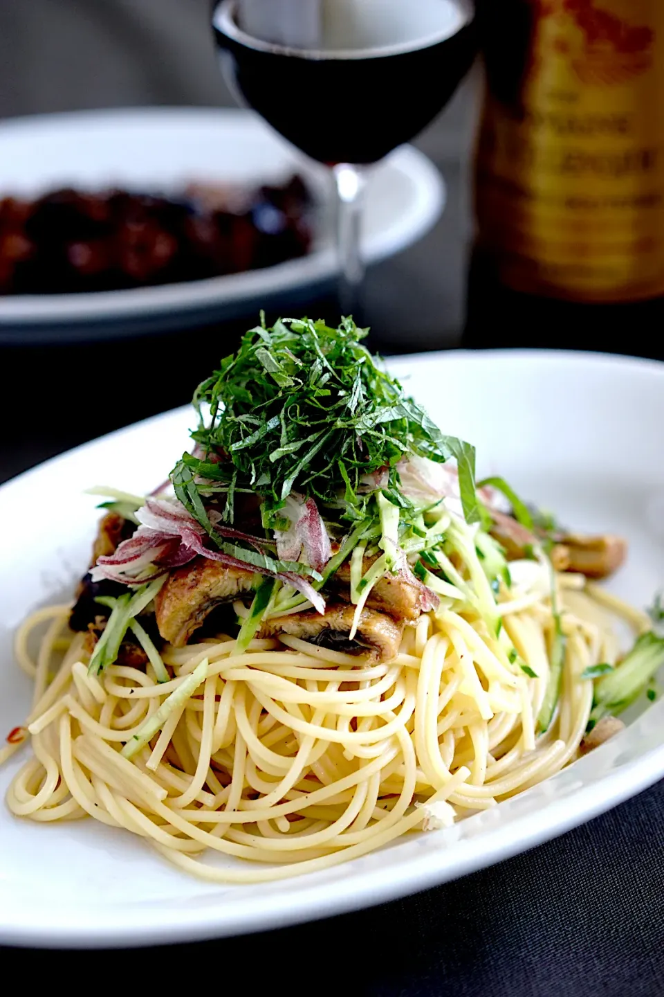 土用の丑の日❗️鰻ときゅうりのパスタ|てつやさん