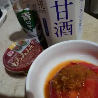 Snapdishの料理写真:麹甘酒使ってみました
トマト🍅|にゃんこたろう*さん