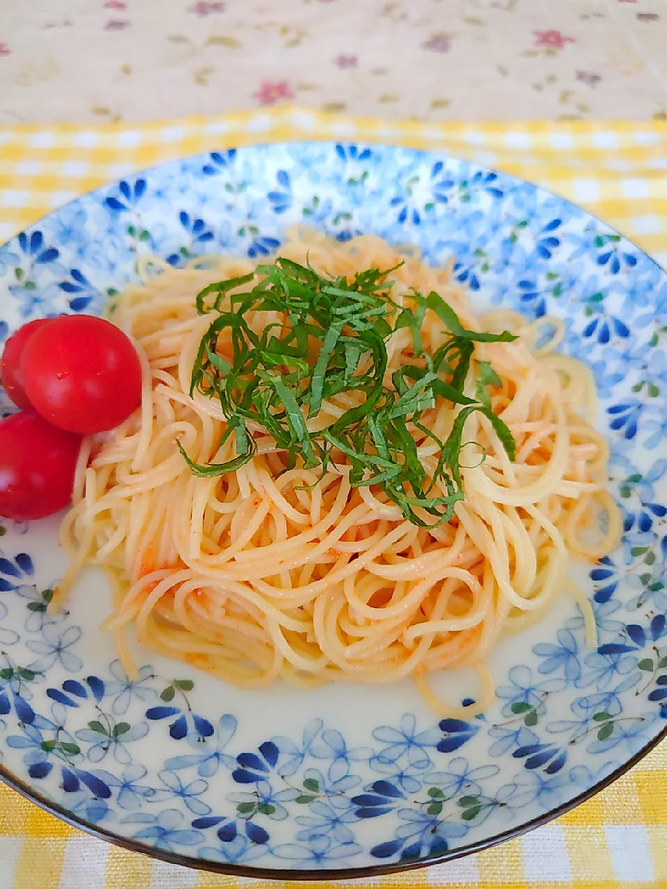 明太クリームパスタ🍝|🍒ふみりん🍒さん